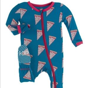 Kickee Pants Zipper Footie